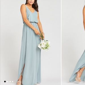 Silver Sage Crisp Kendall Maxi dress XL